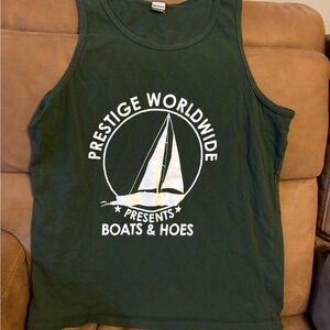 Stepbrother’s men’s novelty tank top, Gildan large